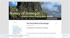 Desktop Screenshot of historyofdonegal.com